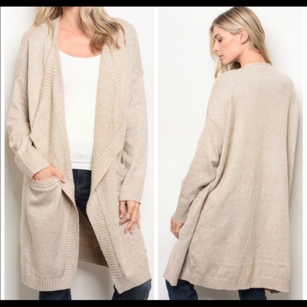Cardigan with Pockets. NEW!
